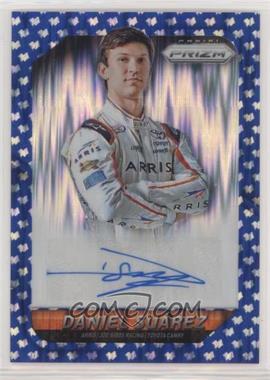 2016 Panini Prizm NASCAR - Driver Signatures - Blue Flag Prizm #DZ - Daniel Suarez /75