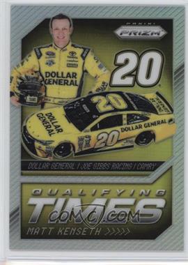 2016 Panini Prizm NASCAR - Qualifying Times - Silver Prizm #QT5 - Matt Kenseth