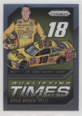 2016 Panini Prizm NASCAR - Qualifying Times #QT2 - Kyle Busch