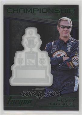 2016 Panini Torque - Championship Vision - Green #CV4 - Rusty Wallace /25