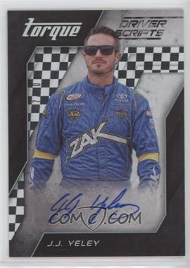 2016 Panini Torque - Driver Scripts - Checkerboard #DS-JY - J.J. Yeley /10