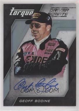 2016 Panini Torque - Driver Scripts #DS-GB - Geoff Bodine