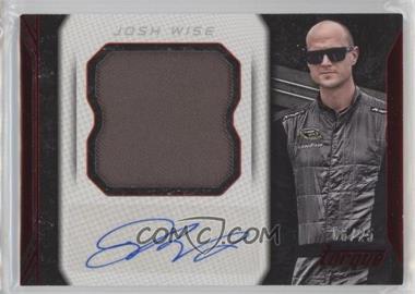 2016 Panini Torque - Jumbo Firesuit Signatures - Red #JPS-JW.2 - Josh Wise /25