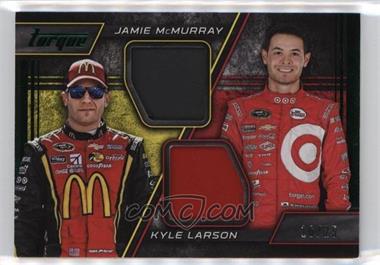 2016 Panini Torque - Pairings Materials - Green #PM-ML - Jamie McMurray, Kyle Larson /25