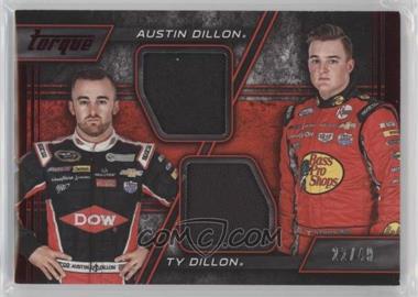 2016 Panini Torque - Pairings Materials - Red #PM-DD - Austin Dillon, Ty Dillon /49