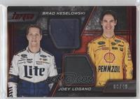 Brad Keselowski, Joey Logano #/49