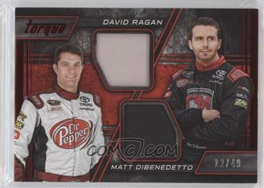 2016 Panini Torque - Pairings Materials - Red #PM-RD - David Ragan, Matt DiBenedetto /49