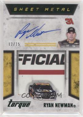 2016 Panini Torque - Silhouettes Sheet Metal Signatures - Green #SSM-RN - Ryan Newman /15