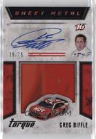 Greg Biffle #/75