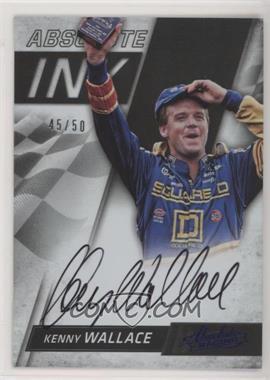 2017 Panini Absolute - Absolute Ink - Spectrum Blue #AI-KW - Kenny Wallace /50