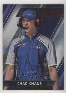 2017 Panini Absolute - [Base] - Spectrum Red #89 - Chad Knaus /99