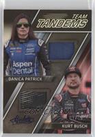 Danica Patrick, Kurt Busch #/49