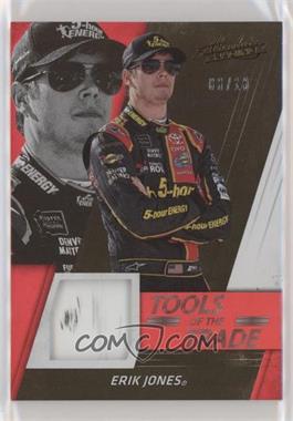 2017 Panini Absolute - Tools of the Trade - Spectrum Gold #TT-EJ - Erik Jones /10