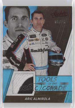 2017 Panini Absolute - Tools of the Trade - Spectrum Red #TT-AA - Aric Almirola /25