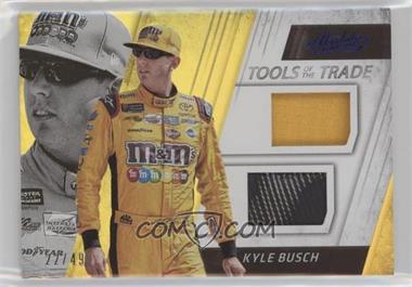 2017 Panini Absolute - Tools of the Trade Duals - Spectrum Blue #TTD-KY - Kyle Busch /49