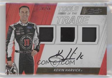 2017 Panini Absolute - Tools of the Trade Trios Signatures - Spectrum Silver #TTTS-KH - Kevin Harvick /50