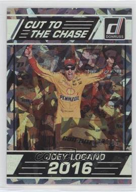 2017 Panini Donruss NASCAR - Cut to the Chase - Cracked Ice #CC9 - Joey Logano /999