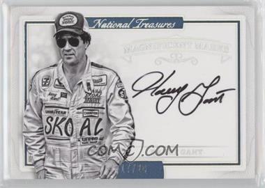 2017 Panini National Treasures - Magnificent Marks - Holo Silver #MM-HG - Harry Gant /20