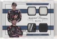 Clint Bowyer, Kurt Busch #/25