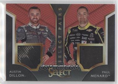 2017 Panini Select - Select Pairs - Red Prizm #AD-PM - Austin Dillon, Paul Menard /99