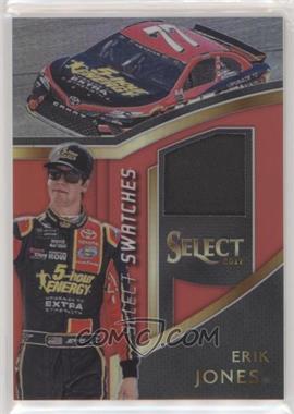 2017 Panini Select - Select Swatches - Red Prizm #EJ - Erik Jones /75