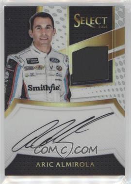 2017 Panini Select - Signature Swatches - White Prizm #SS-AA - Aric Almirola /50