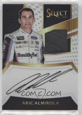 2017 Panini Select - Signature Swatches - White Prizm #SS-AA - Aric Almirola /50