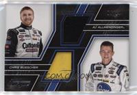 Chris Buescher, AJ Allmendinger #/14