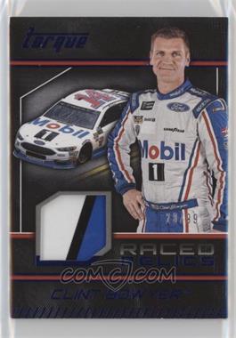 2017 Panini Torque - Raced Relics - Blue #RR-CB - Clint Bowyer /99