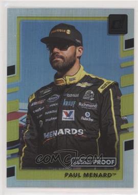 2018 Panini Donruss NASCAR - [Base] - Artist Proof #58 - Paul Menard /25