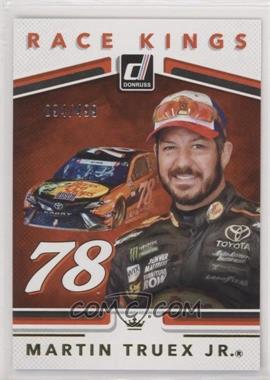 2018 Panini Donruss NASCAR - [Base] - Gold Foil #22 - Race Kings - Martin Truex Jr. /499