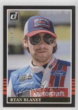 2018 Panini Donruss NASCAR - [Base] - Red Foil #129 - Retro 1985 - Ryan Blaney /299