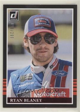 2018 Panini Donruss NASCAR - [Base] - Red Foil #129 - Retro 1985 - Ryan Blaney /299