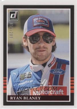 2018 Panini Donruss NASCAR - [Base] - Red Foil #129 - Retro 1985 - Ryan Blaney /299