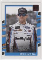 Aric Almirola (Blue, Name Right Aligned) #/299