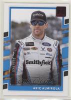 Aric Almirola (Blue, Name Right Aligned) #/299