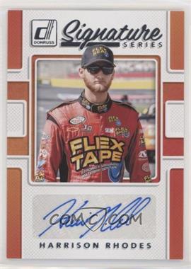 2018 Panini Donruss NASCAR - Signature Series #SS-HR - Harrison Rhodes