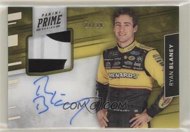 2018 Panini Prime Racing - Signature Swatches #SS-RB - Ryan Blaney /39