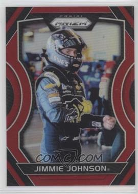 2018 Panini Prizm - [Base] - Red Prizm #5.2 - Image Variation - Jimmie Johnson (Helmet) /75