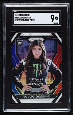 2018 Panini Prizm - [Base] - Red, White & Blue Prizm #30 - Hailie Deegan [SGC 9 MINT]