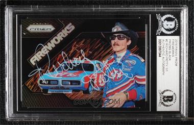 2018 Panini Prizm - Fireworks - Black Prizm #F-2 - Richard Petty /1 [BAS Authentic]