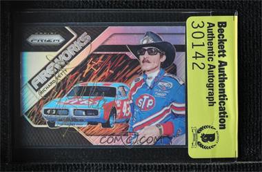 2018 Panini Prizm - Fireworks - Silver Prizm #F-2 - Richard Petty [BAS Authentic]