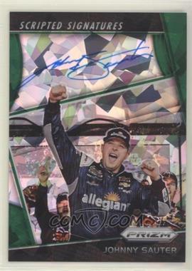 2018 Panini Prizm - Scripted Signatures - Green Prizm #SS-JS - Johnny Sauter /99