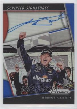 2018 Panini Prizm - Scripted Signatures - Red, White & Blue Prizm #SS-JS - Johnny Sauter /125