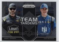 Jimmie Johnson, Alex Bowman