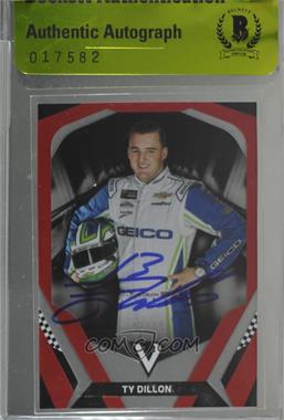 2018 Panini Victory Lane - [Base] - Red #9 - Ty Dillon /49 [BAS Authentic]
