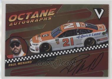 2018 Panini Victory Lane - Octane Autographs - Gold #OA-PM - Paul Menard /99