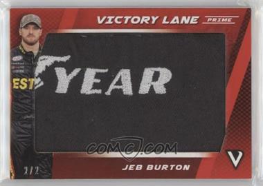 2018 Panini Victory Lane - Prime Patches - Goodyear #JB - Jeb Burton /2