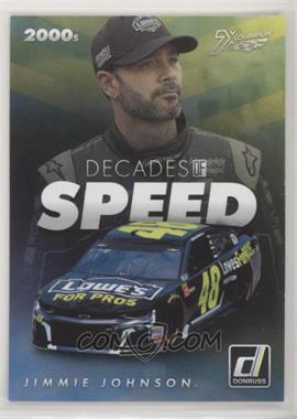 2019 Panini Donruss NASCAR - Decades of Speed #DS1 - Jimmie Johnson