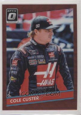 2019 Panini Donruss NASCAR - Optic - Red Wave #68 - 1986 Retro - Cole Custer